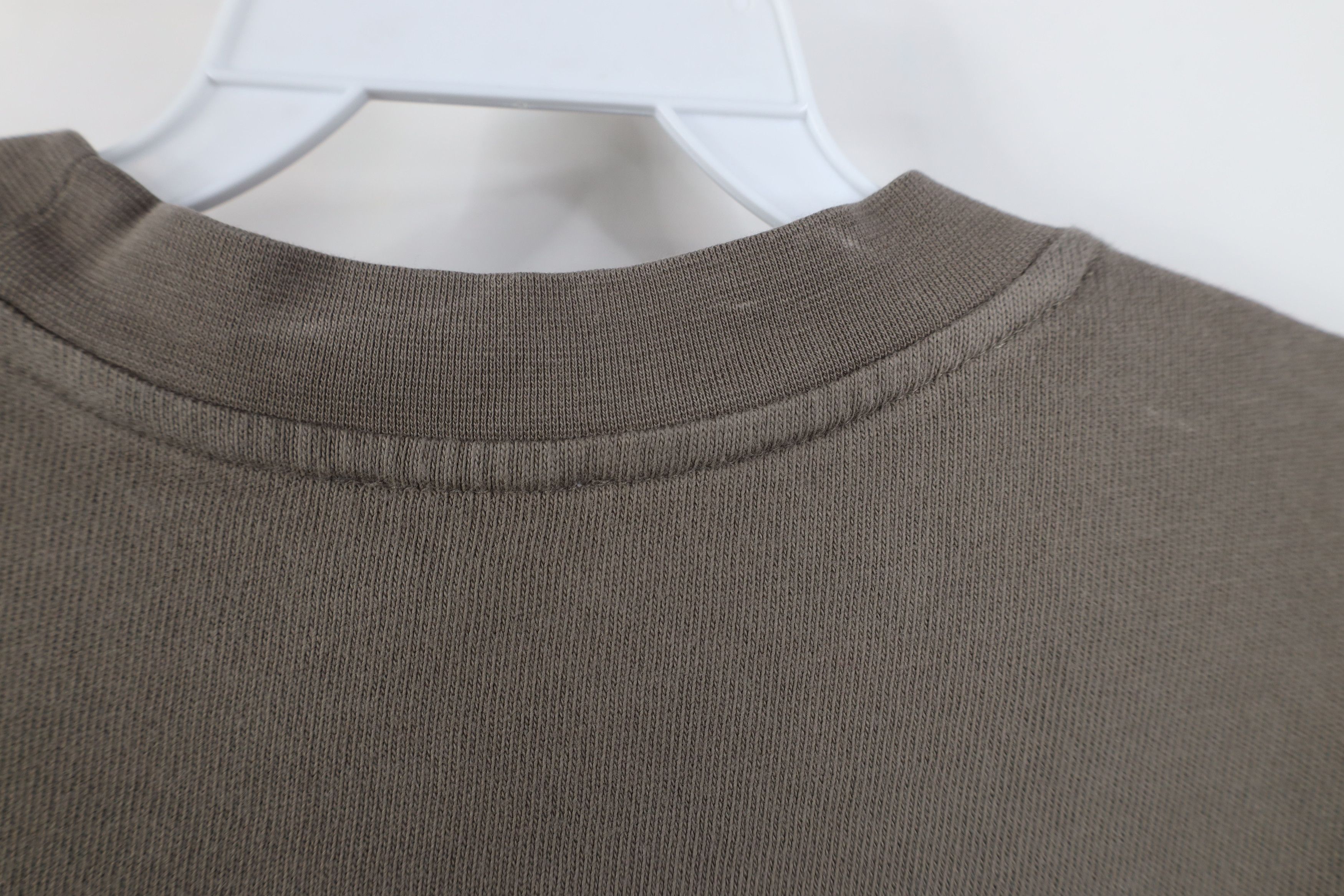 Vintage AYR All Year Round Ribbed Knit Long Sleeve T-Shirt Beige Size US S / EU 44-46 / 1 - 10 Thumbnail