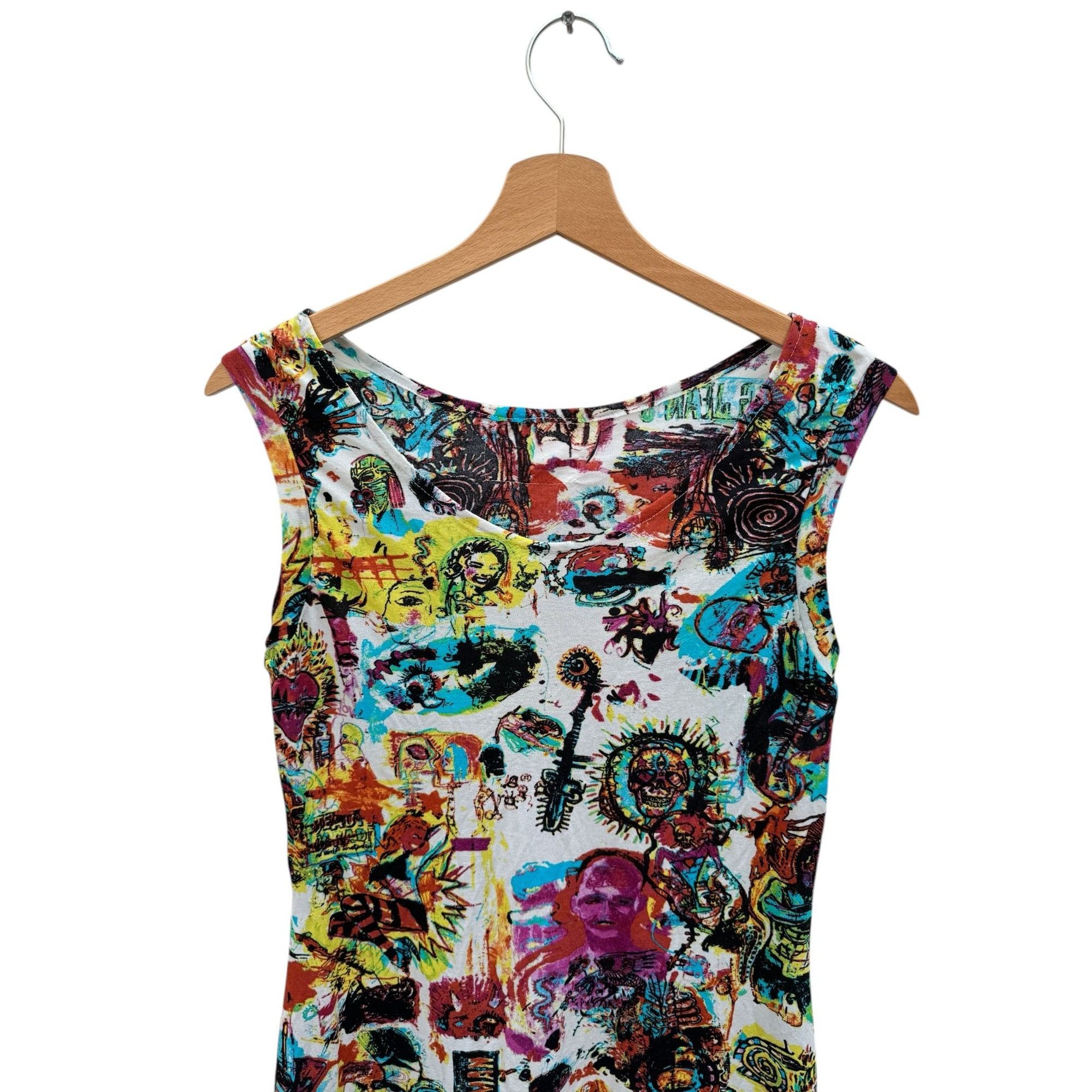 Jean Paul Gaultier 1990s Long Mesh Dress – Basquiat-Style Size M / US 6-8 / IT 42-44 - 2 Thumbnail