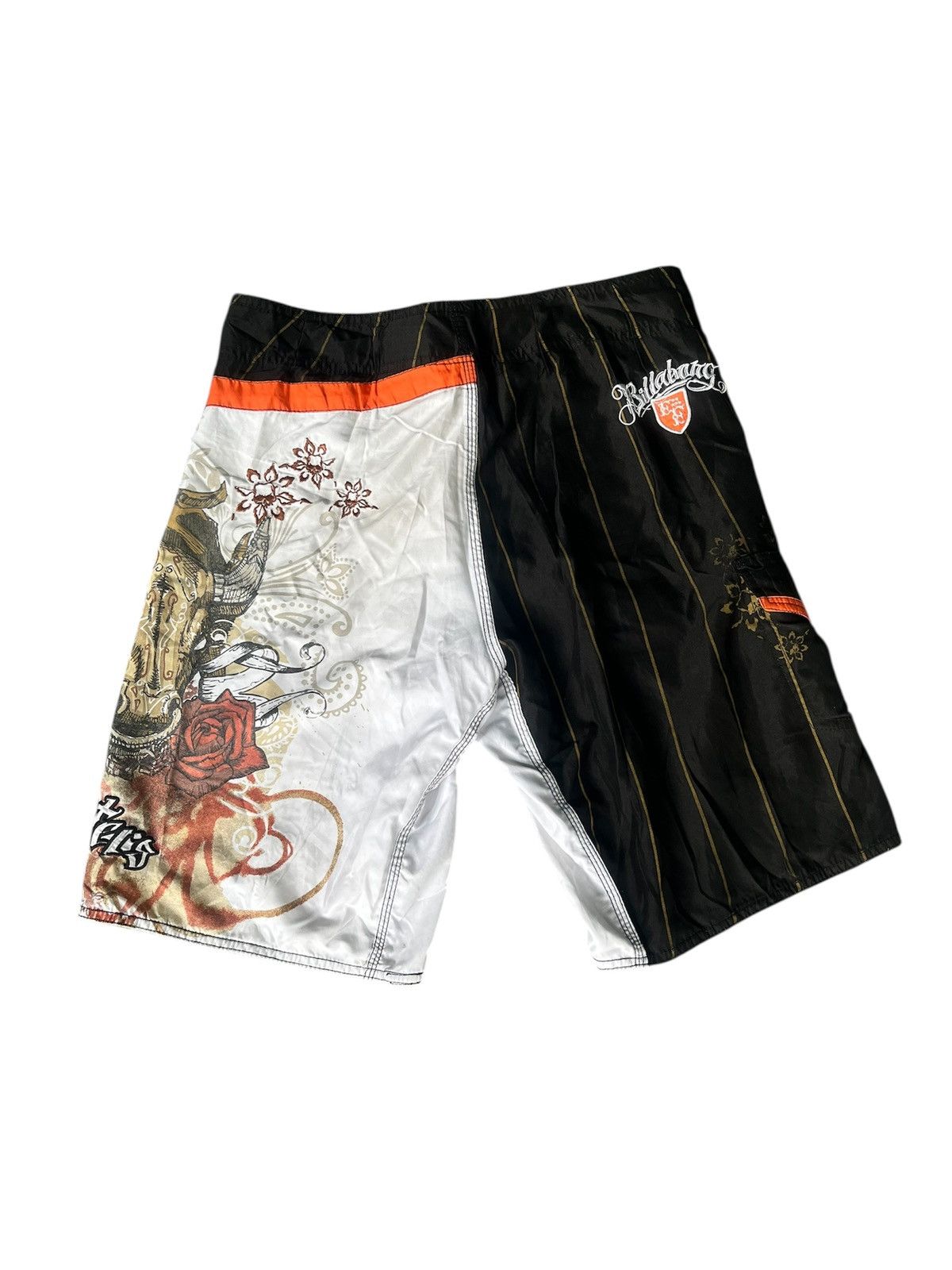 Band Tees × Billabong VINTAGE RARE ALL OVER PRINT FOO FIGHTERS BILLABONG SHORTS Size US 30 / EU 46 - 3 Thumbnail