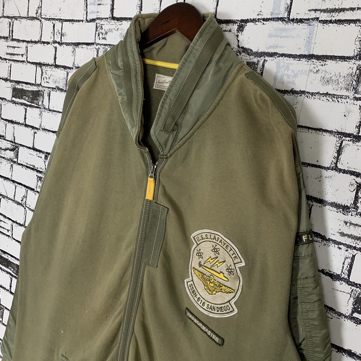 Avirex × Lafayette 148 Avirex U.S.S Lafayette United State Navy Military Jacket Size US XXL / EU 58 / 5 - 3 Thumbnail