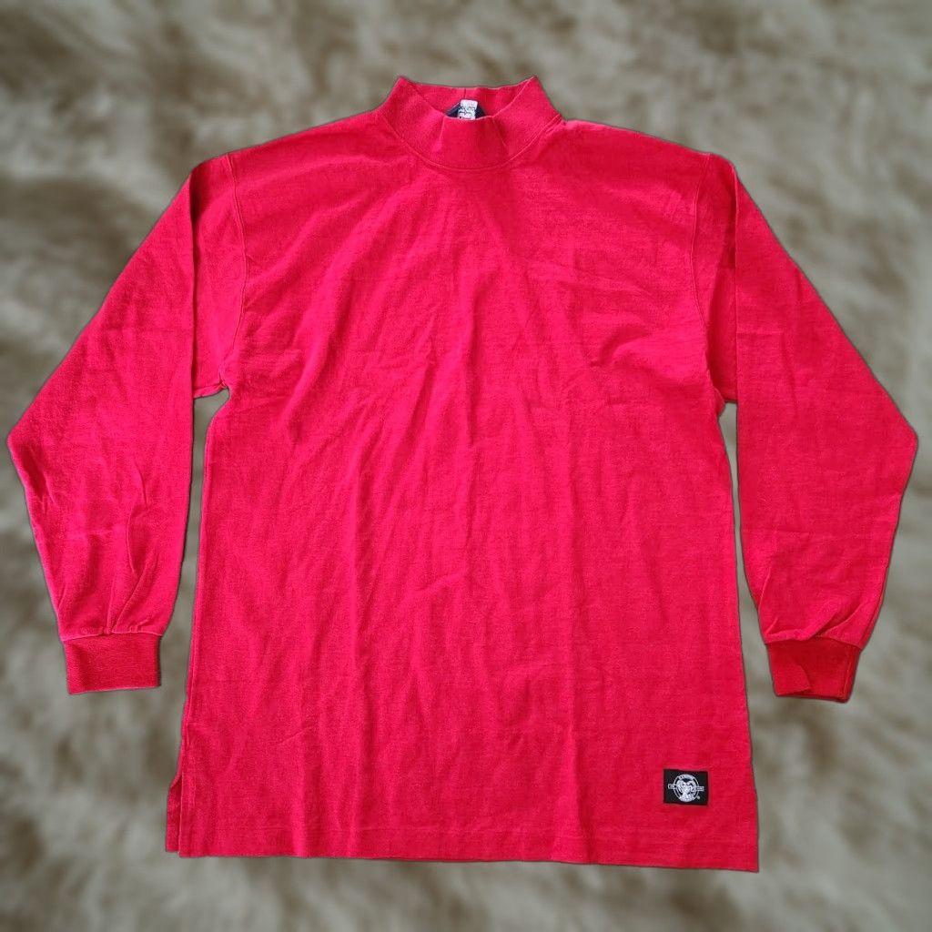 Vintage Woolrich Mock Neck Long Sleeve Shirt Mens L Red Pullover Baselayer New Size US L / EU 52-54 / 3 - 1 Thumbnail