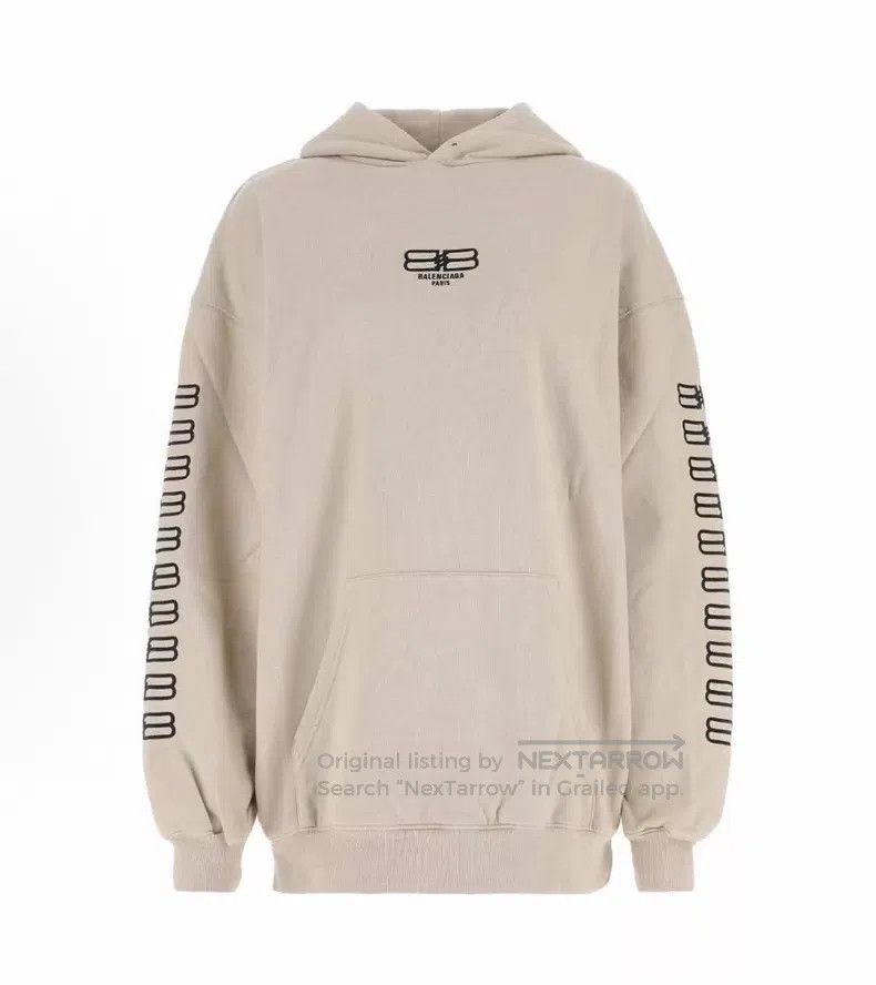 Balenciaga Balenciaga Double B Embroidered Hooded Sweatshirt Size US XS / EU 42 / 0 - 1 Thumbnail