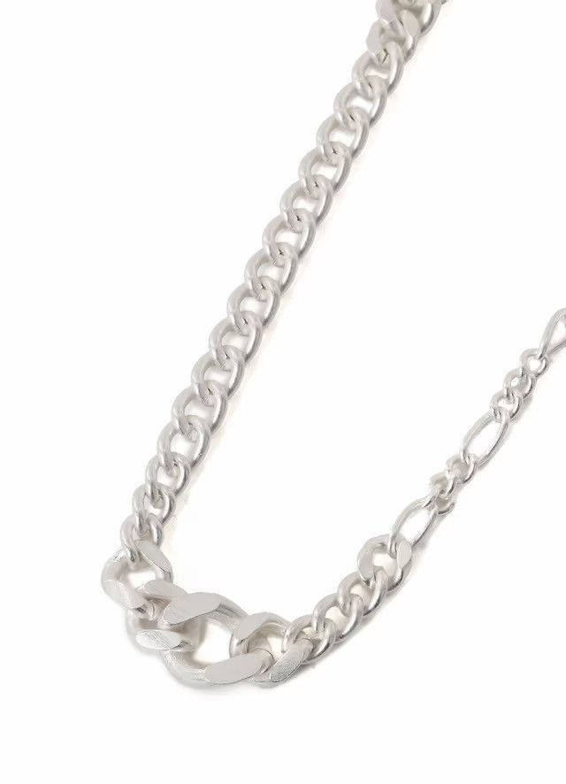 Yohji Yamamoto YOHJI YAMAMOTO BRASS MIXED-CHAIN NECKLACE Size ONE SIZE - 3 Thumbnail