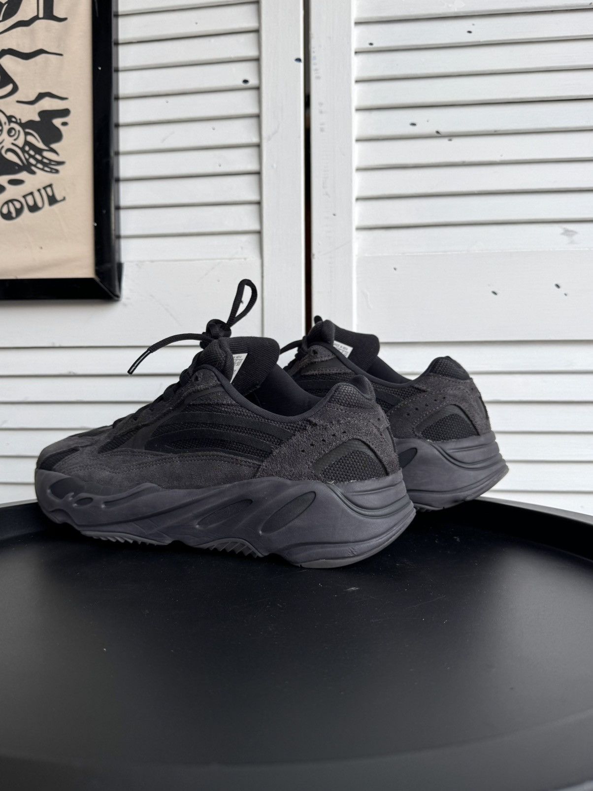 Adidas × Kanye West Adidas Yeezy Boost 700 V2 Vanta Black Mens Shoes US9 FU6684 Size US 9 / EU 42 - 11 Thumbnail