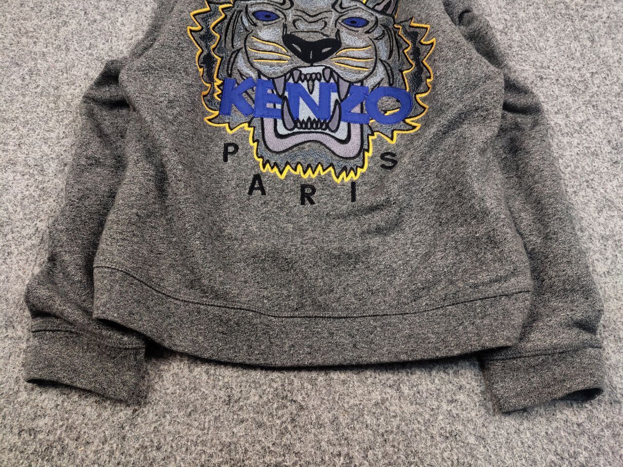 Kenzo Kenzo classic tiger embroidered Crewneck Gray Sweatshirt Size US S / EU 44-46 / 1 - 10 Thumbnail