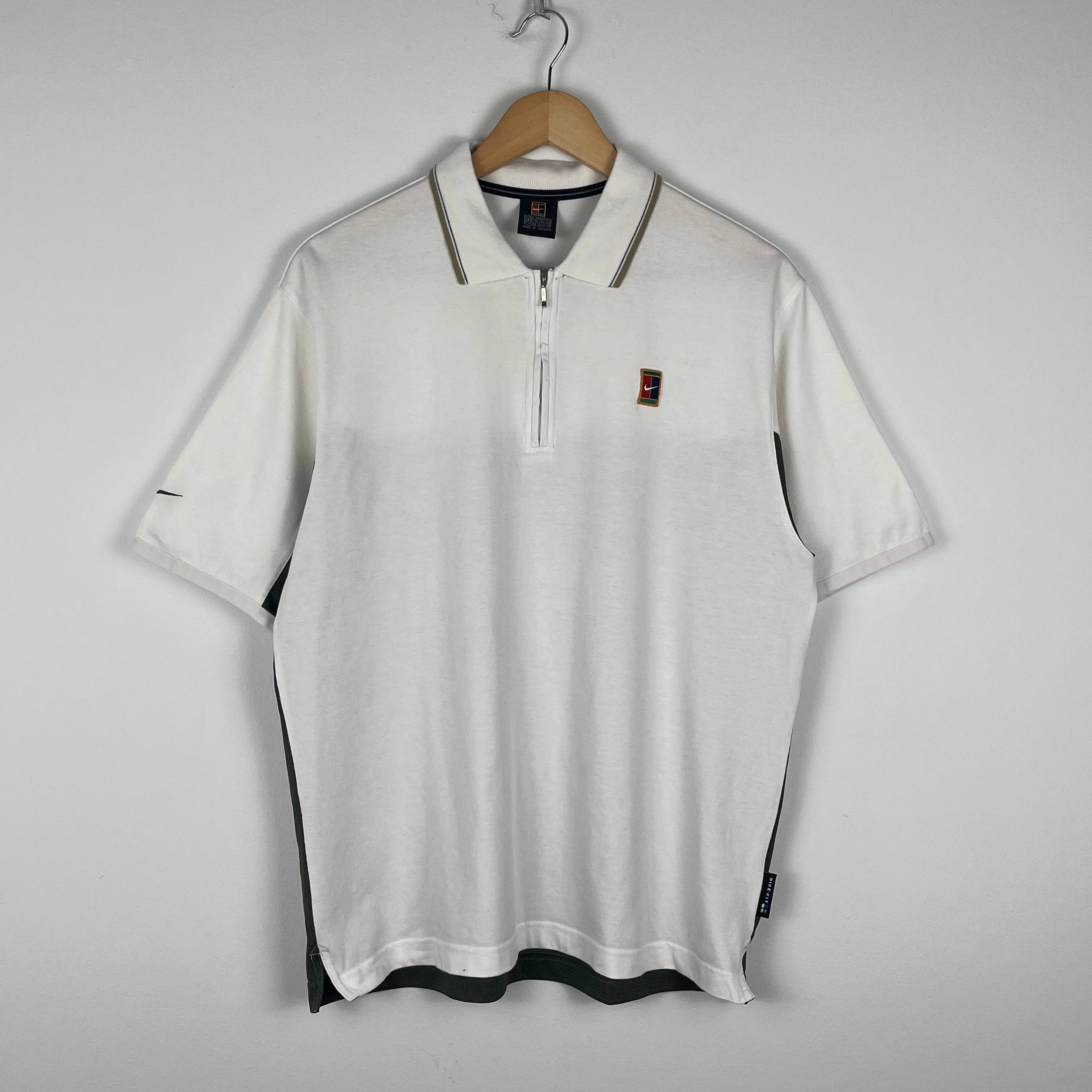 Nike × Tiger Woods 🎾 Vintage 90s Nike tennis polo t-shirt rare