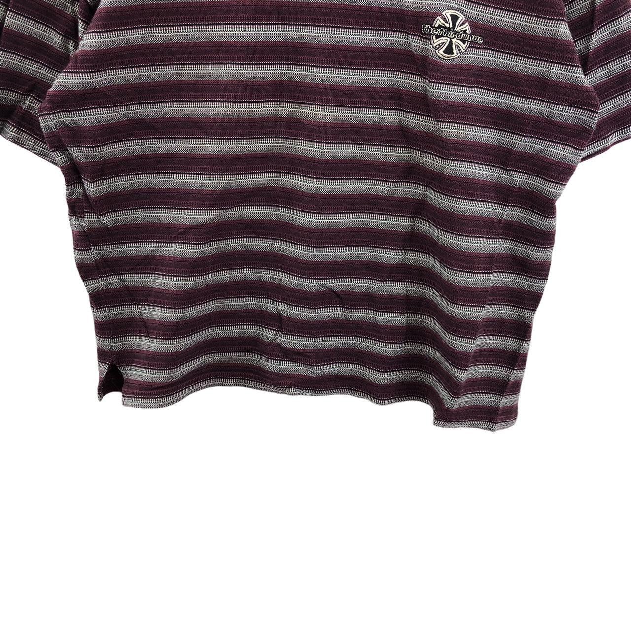 Other Vintage THE THIRD WAVE Striped Surf Cropped Tee Shirt Top Size L / US 10 / IT 46 - 4 Thumbnail