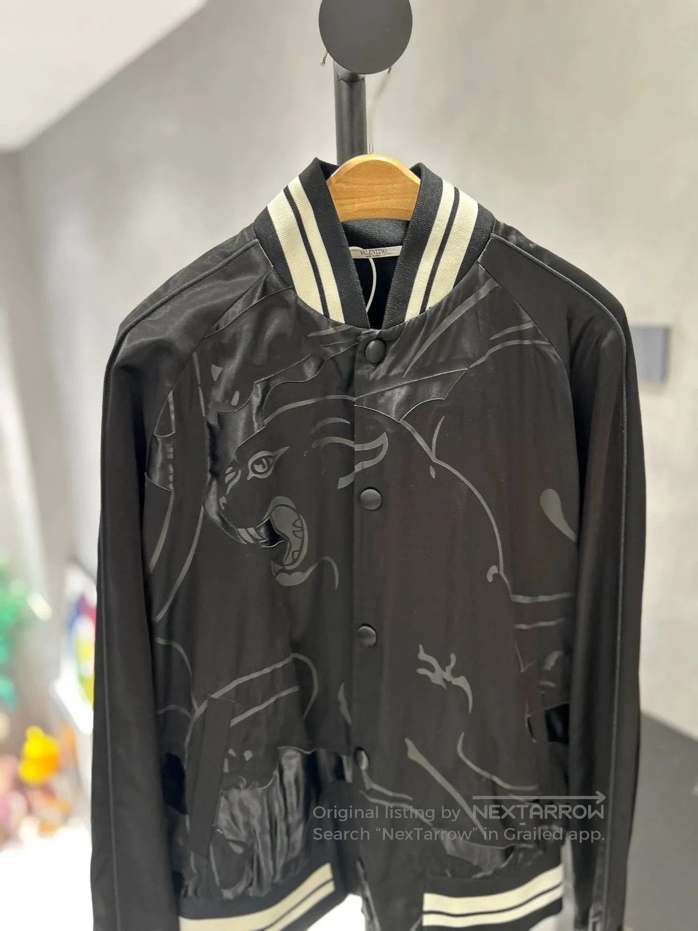 Valentino Valentino Satin Baseball Jacket. Size US XS / EU 42 / 0 - 1 Thumbnail