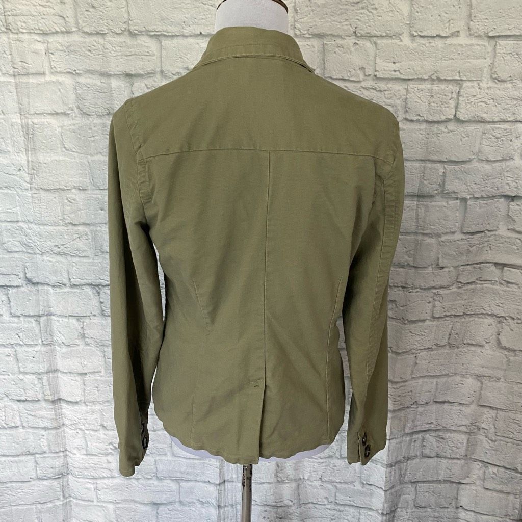Old Navy Old Navy women L 2 button fully lined canvas jacket green Size L / US 10 / IT 46 - 8 Thumbnail