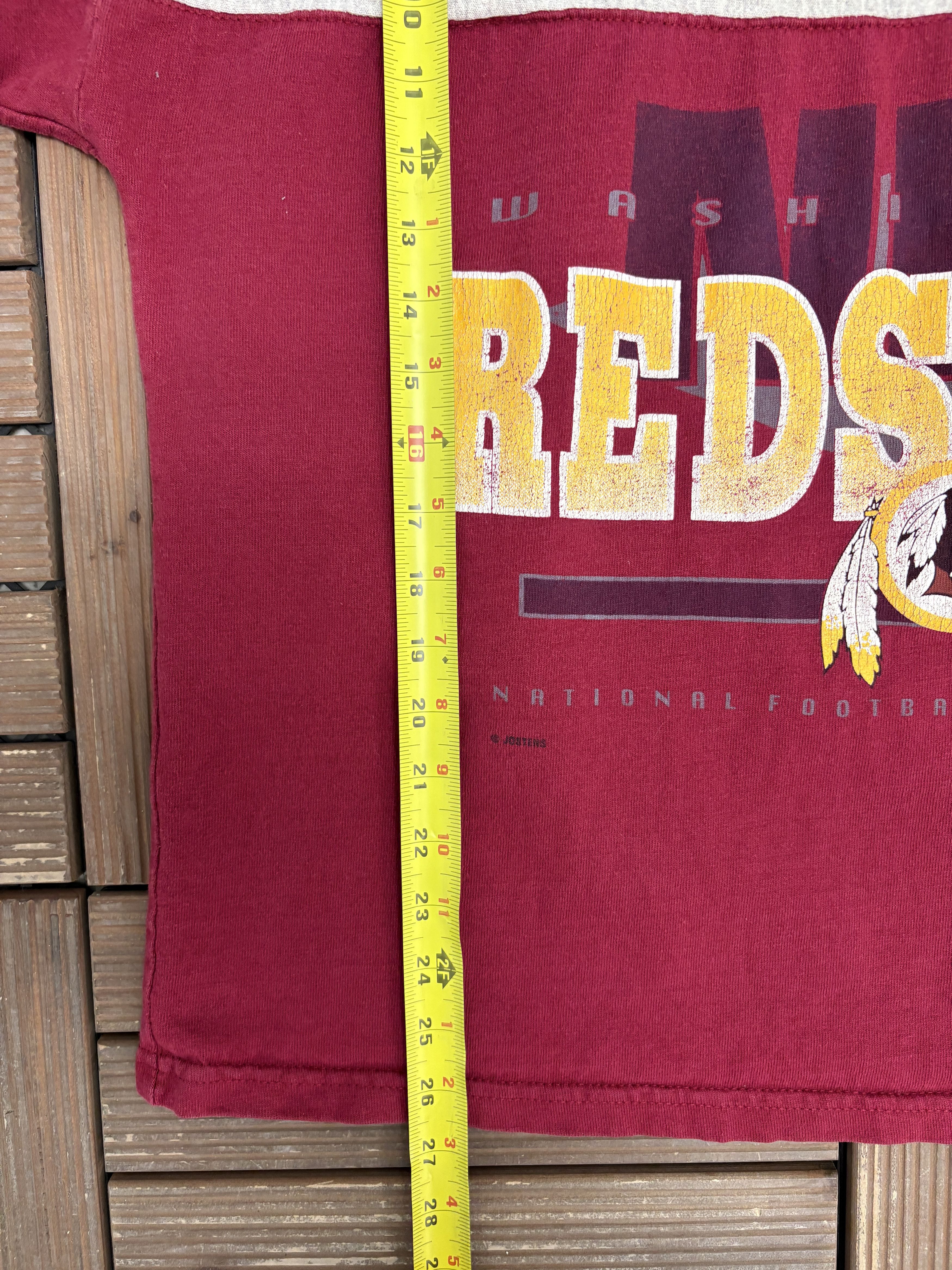 Vintage Washington Redskins Vintage Red T-Shirt Tee Size US L / EU 52-54 / 3 - 9 Thumbnail