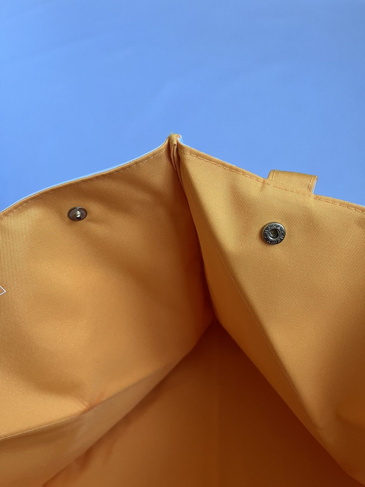Jil Sander Vintage Jil Sander Sun Two Sided Orange White Tote Bag Size ONE SIZE - 6 Thumbnail