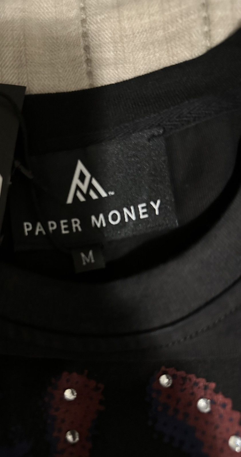 Other Paper Money Rags Rhinestone Tee retails for $130 Size US M / EU 48-50 / 2 - 3 Thumbnail