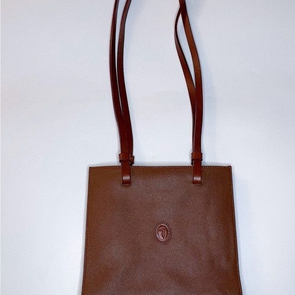 Trussardi Vintage Trussardi Leather Tote Shoulder Bag Size ONE SIZE - 1 Thumbnail