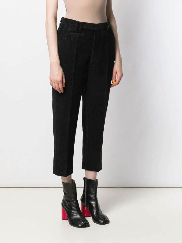 Rick Owens o1y0126 Casual Pant in Black Size 32" / US 10 / IT 46 - 2 Thumbnail