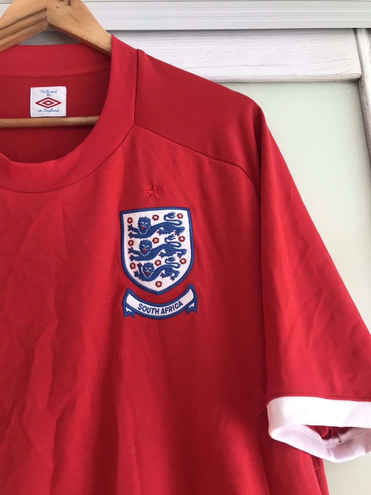 Umbro × Vintage England 2010-2011 World Cup Away Soccer Jersey Football Kit Size US XXL / EU 58 / 5 - 5 Thumbnail