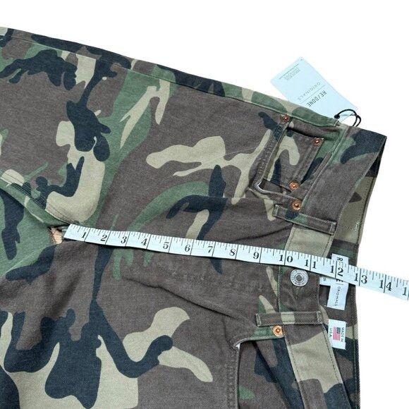 RE/DONE NWT RE/DONE Originals High Rise Stove Pipe Camo Camouflage P Size 26" / US 2 / IT 38 - 9 Thumbnail