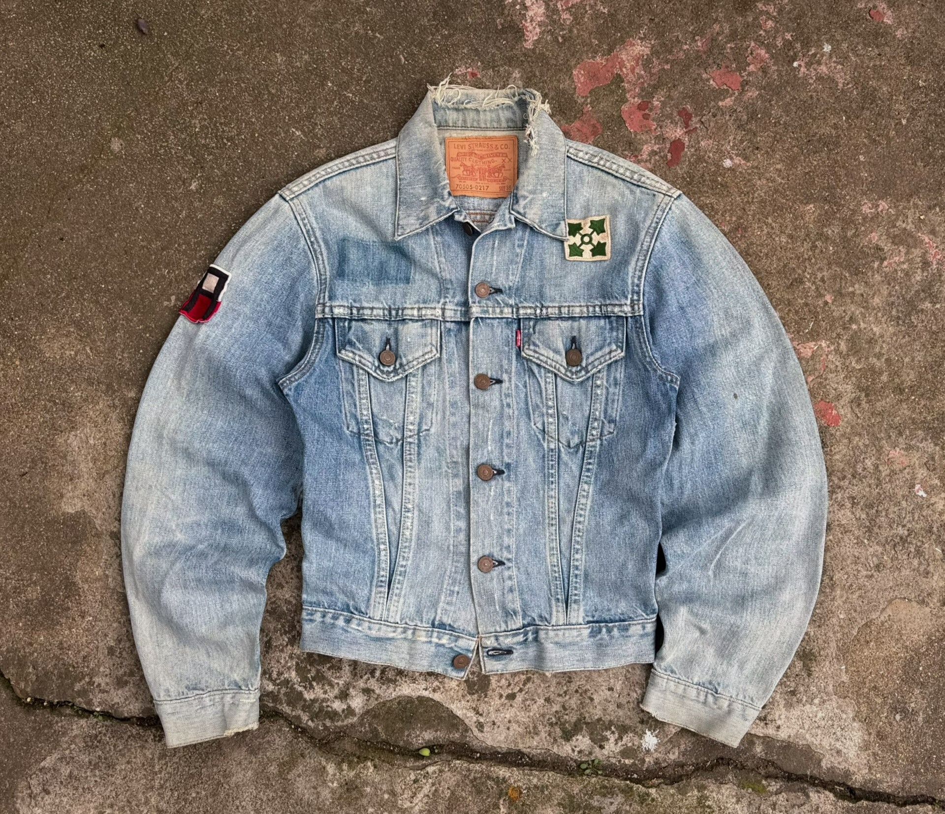 Vintage Vintage Levis LVC Denim Jacket Size US S / EU 44-46 / 1 - 1 Thumbnail
