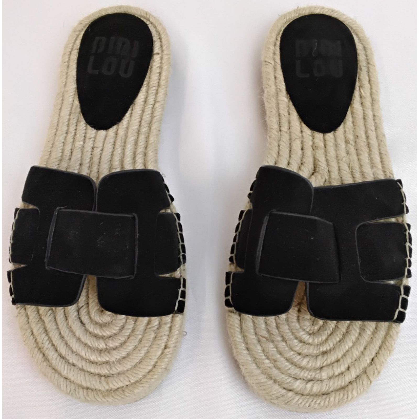 Other Bibi Lou Espadrille Sandals EU 39 US Women's 9 Black Suede Size US 9 / IT 39 - 2 Thumbnail