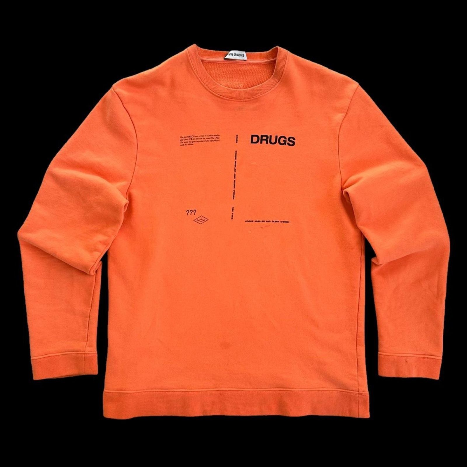 Raf Simons Raf simons drugs crewneck fw Size US M / EU 48-50 / 2 - 4 Thumbnail