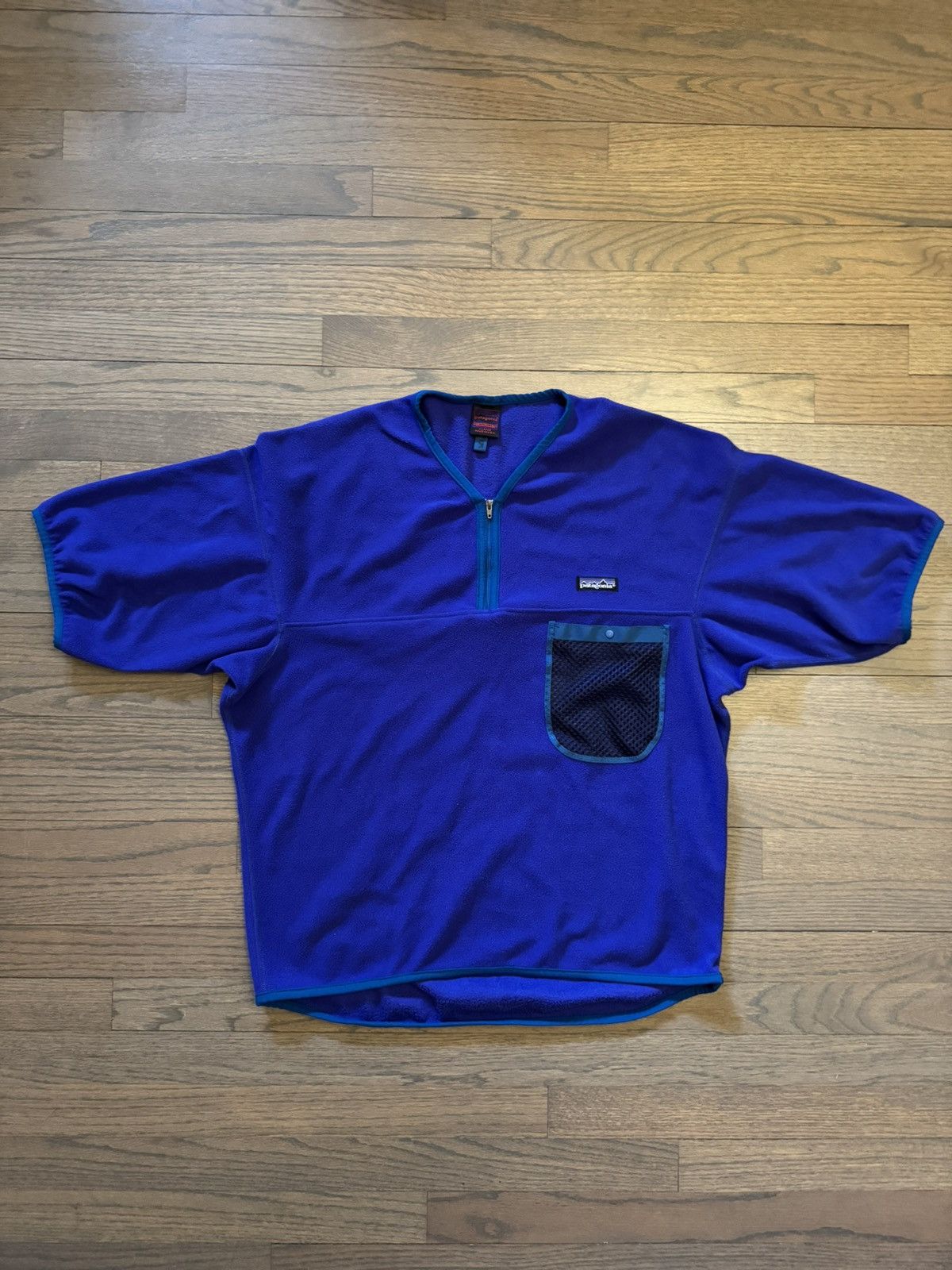 Patagonia Vintage Patagonia Short Sleeve Fleece Size US XL / EU 56 / 4 - 1 Thumbnail