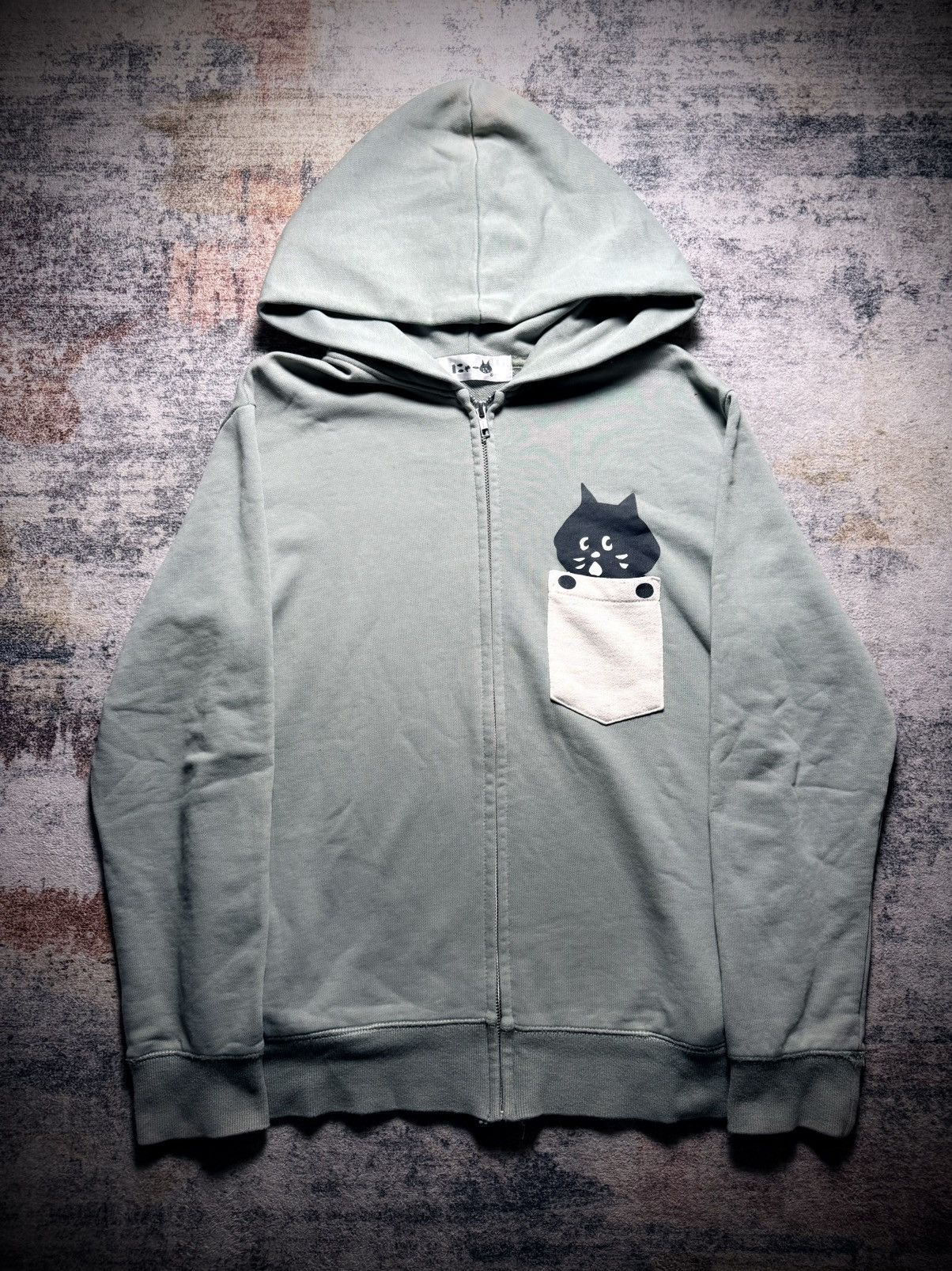 Issey Miyake × Ne-Net Ne-Net Cat Pocket Zip Up Sparkle Hoodie