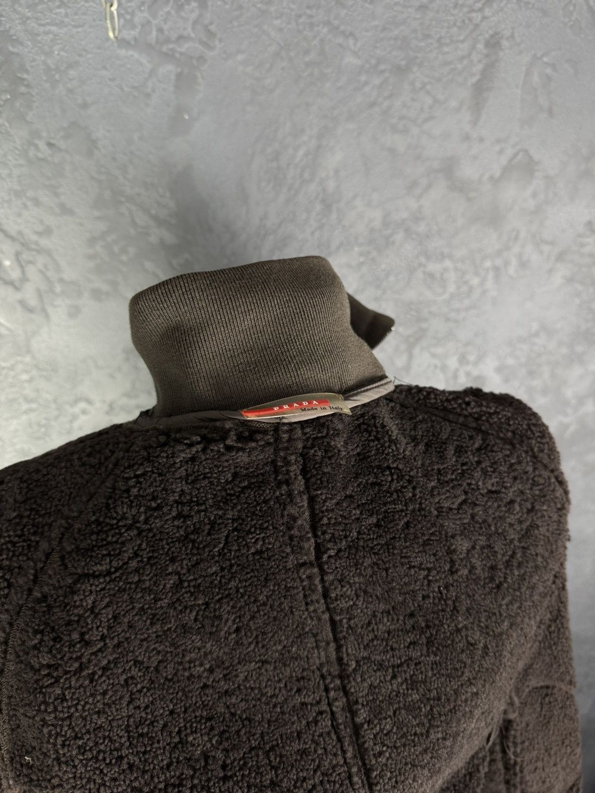 Prada 2000s Prada Brown Shearling Leather Jacket Women's Size L / US 10 / IT 46 - 23 Thumbnail