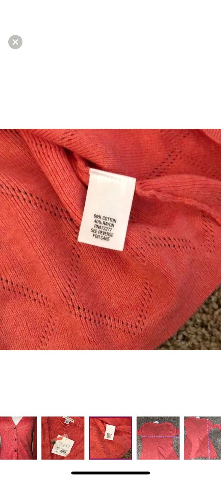 Croft & Barrow Croft & barrow XS button down cardigan Size XS / US 0-2 / IT 36-38 - 3 Thumbnail