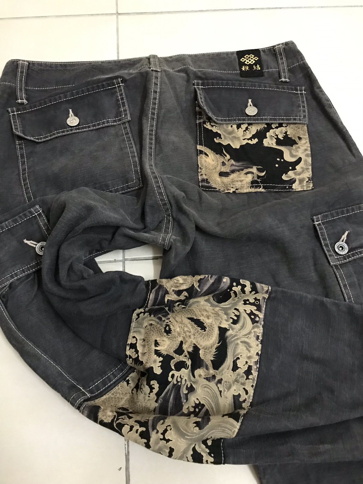 Japanese Brand × Kapital × Vintage Vintage Kargo Pants Japanese Brand Size US 33 - 8 Thumbnail