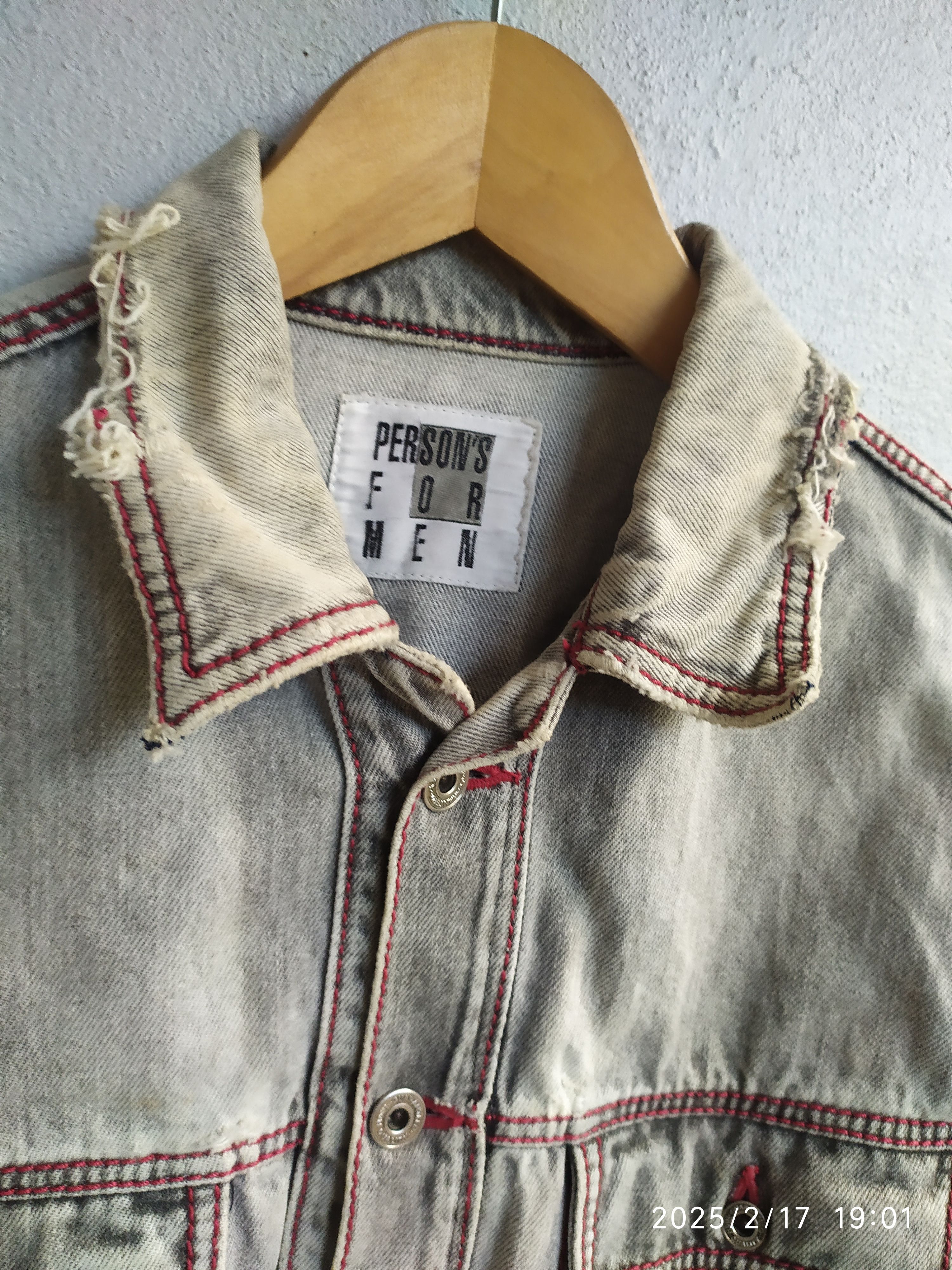 Japanese Brand × Vintage VINTAGE PERSON’S FOR MEN DENIMJACKET Size US L / EU 52-54 / 3 - 9 Thumbnail