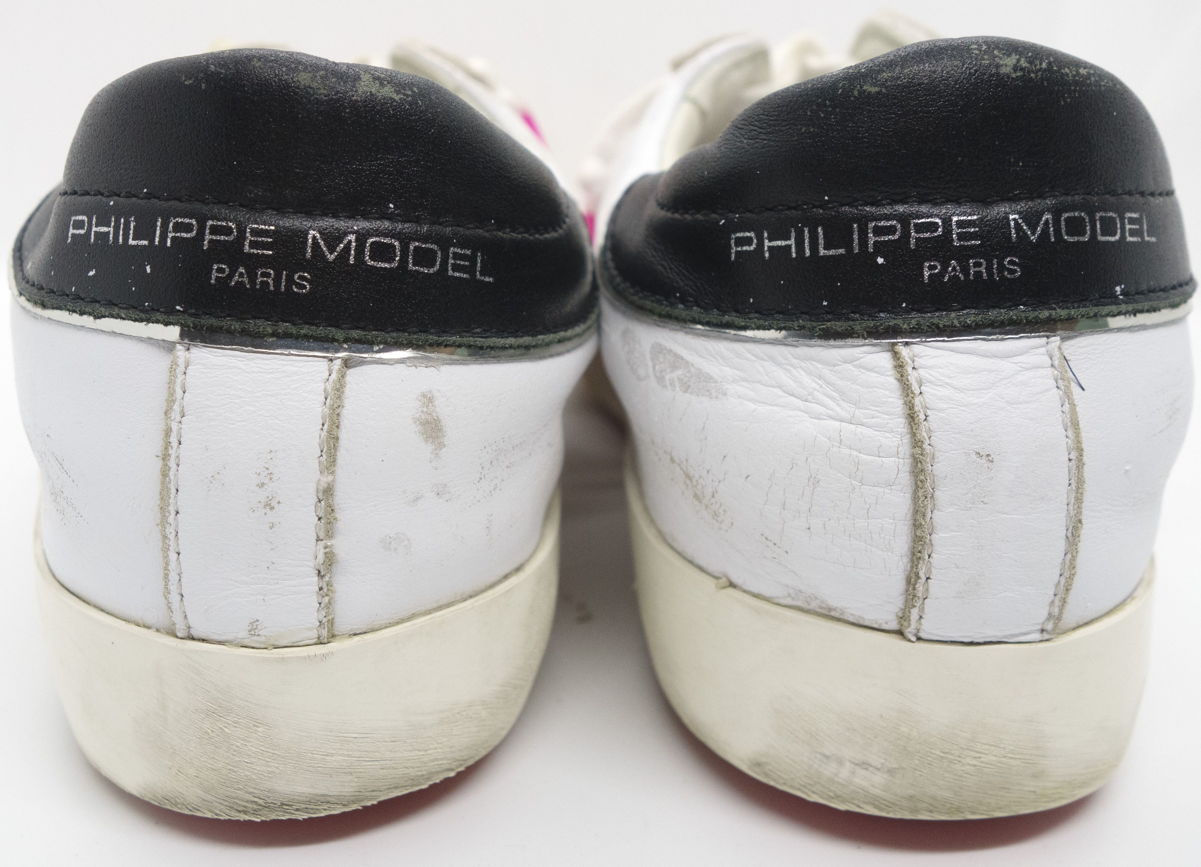 Philippe Model PRSX Grunge Distressed Low Sneakers Size US 7 / IT 37 - 5 Thumbnail