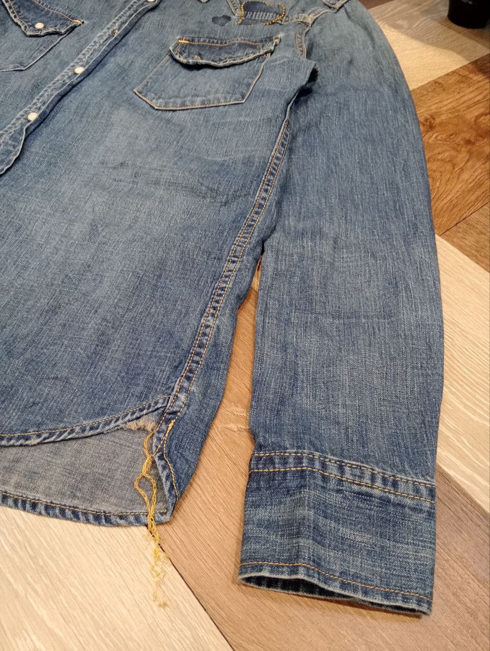 Remi Relief REMI RELIEF BLUE DENIM SHIRT Size US L / EU 52-54 / 3 - 4 Thumbnail