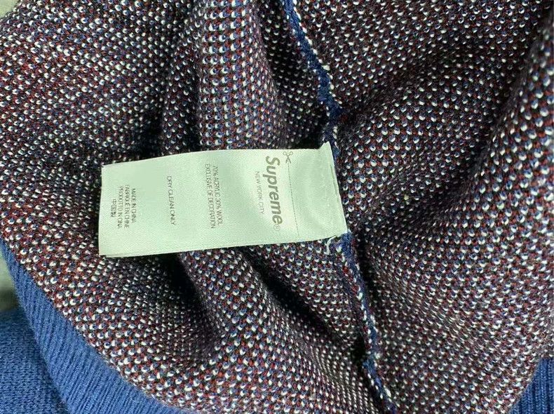 Martine Rose Martine Rose Supreme Blue Sweater with Logo Size US M / EU 48-50 / 2 - 4 Thumbnail