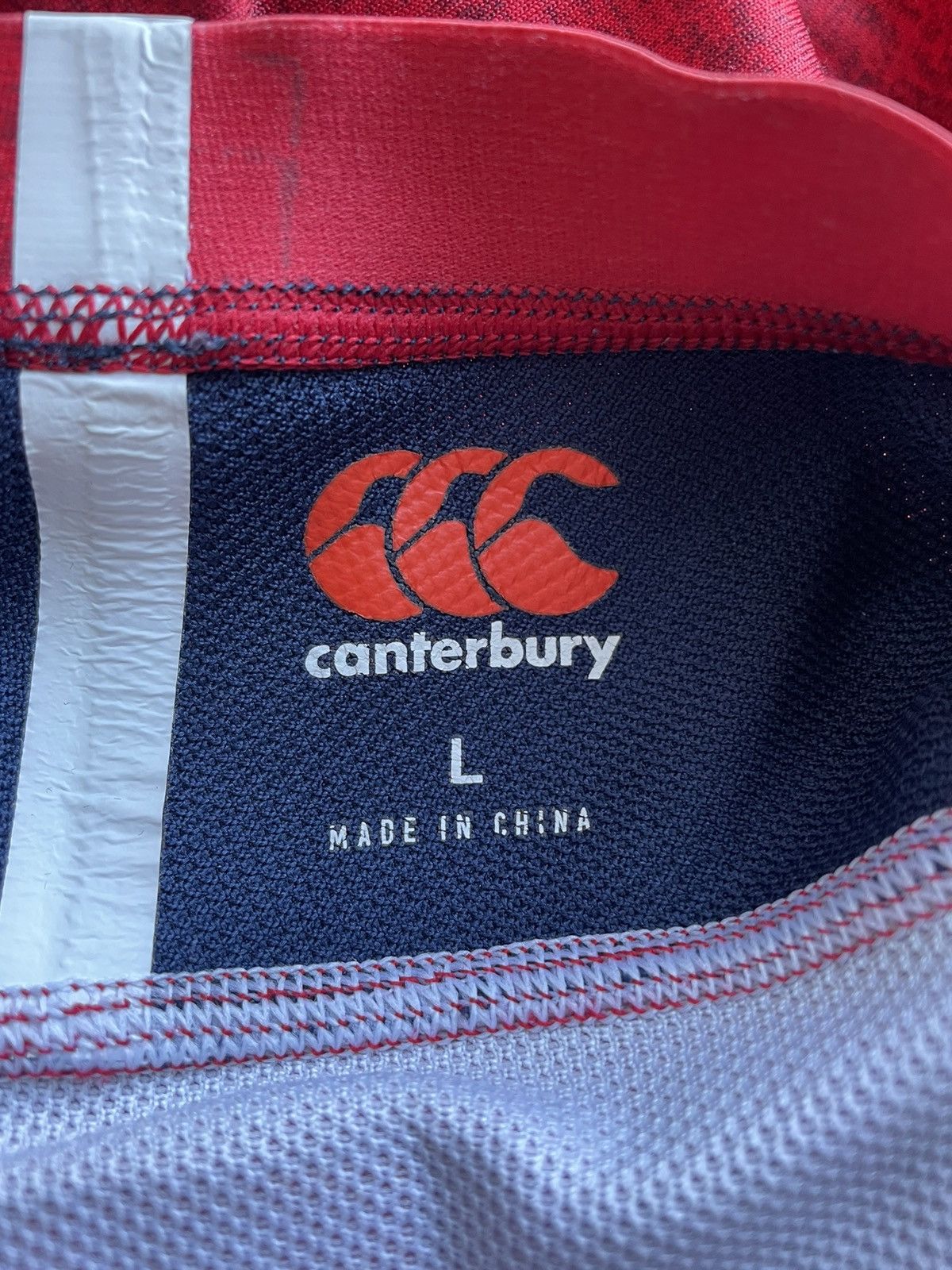 Canterbury of New Zealand England World Cup 2019 Canterbury Rugby Jersey Away Shirt Size US L / EU 52-54 / 3 - 3 Thumbnail