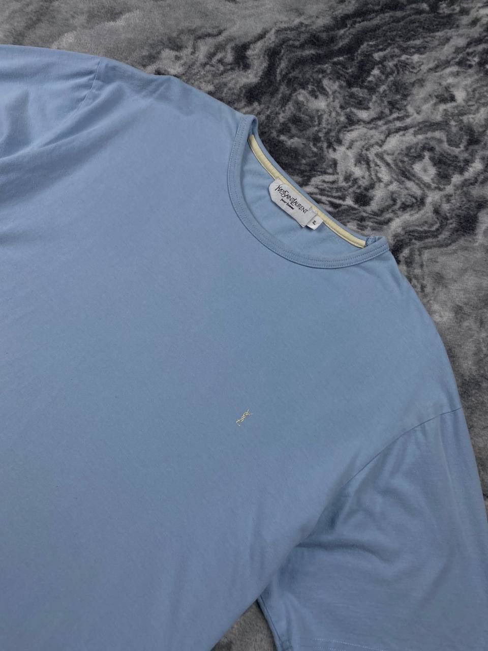 Yves Saint Laurent Yves Saint Laurent YSL T-Shirt Men Size XL Blue Size US XL / EU 56 / 4 - 8 Thumbnail