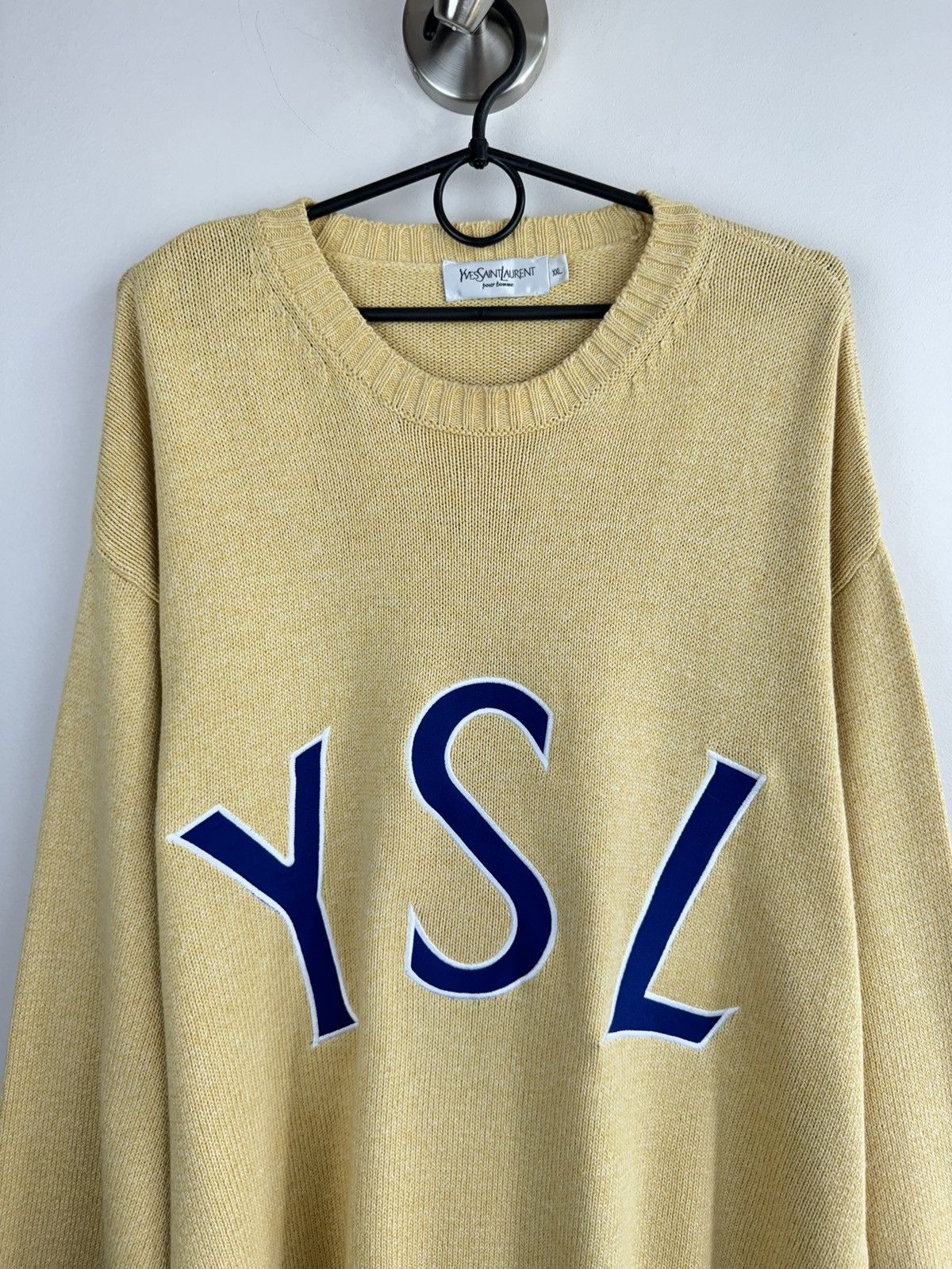 Vintage × Yves Saint Laurent Vintage sweater Yves Saint Laurent 90s original luxury item Size US XXL / EU 58 / 5 - 2 Thumbnail