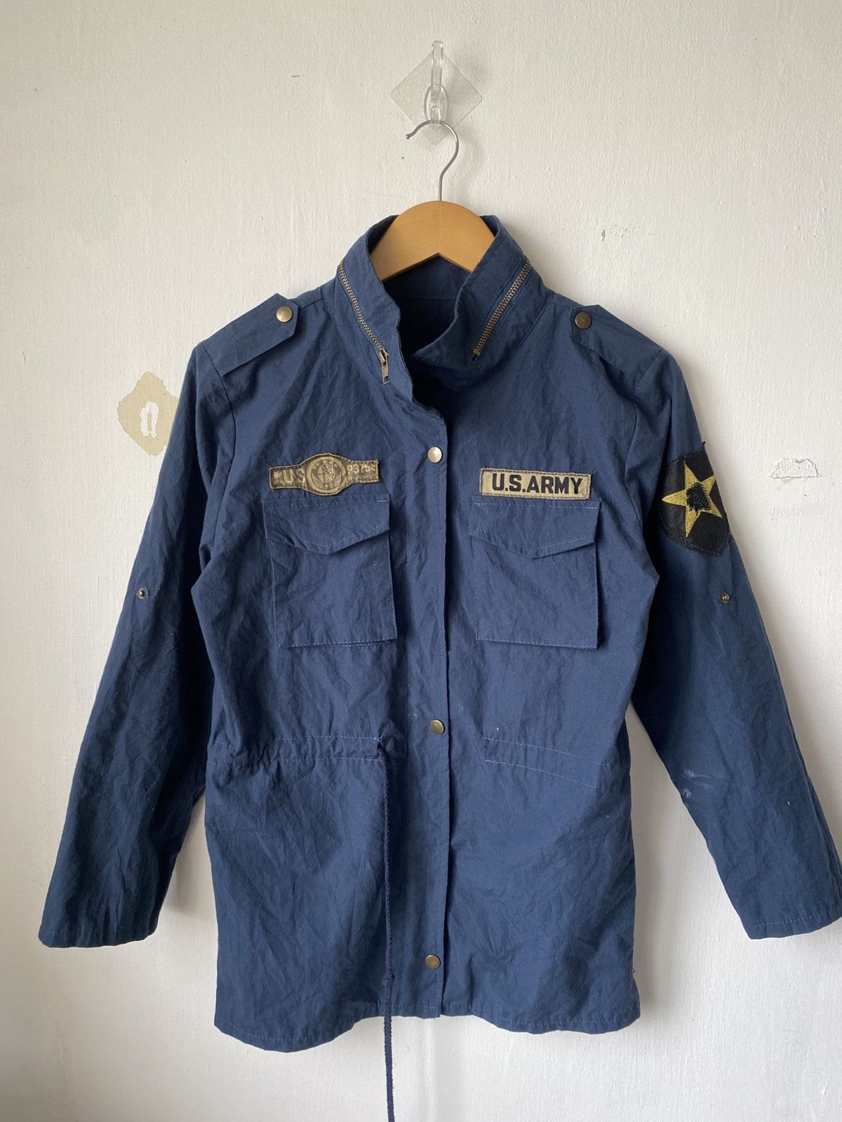 Japanese Brand Vintage U.S. Army Guadalupe Graphic Field Jacket Size US S / EU 44-46 / 1 - 1 Thumbnail