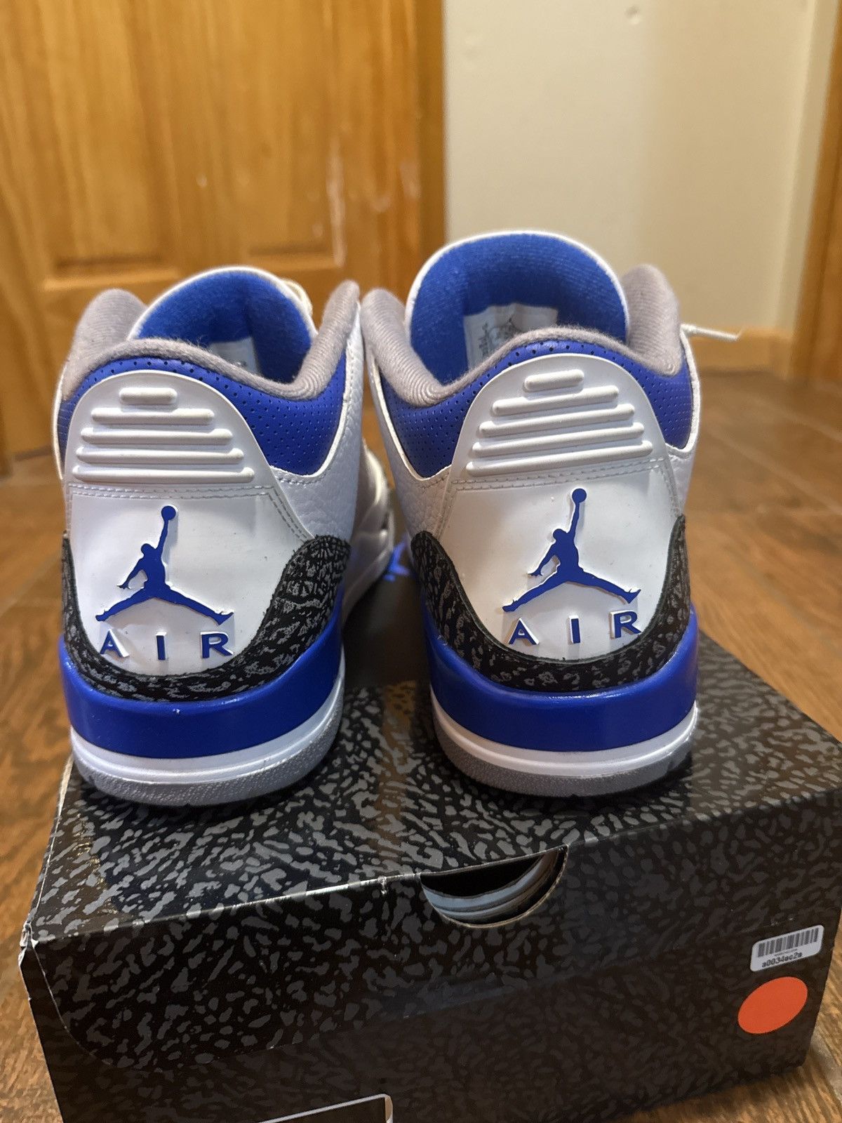 Jordan Brand Air Jordan 3 Blue Racers Size US 9 / EU 42 - 4 Thumbnail