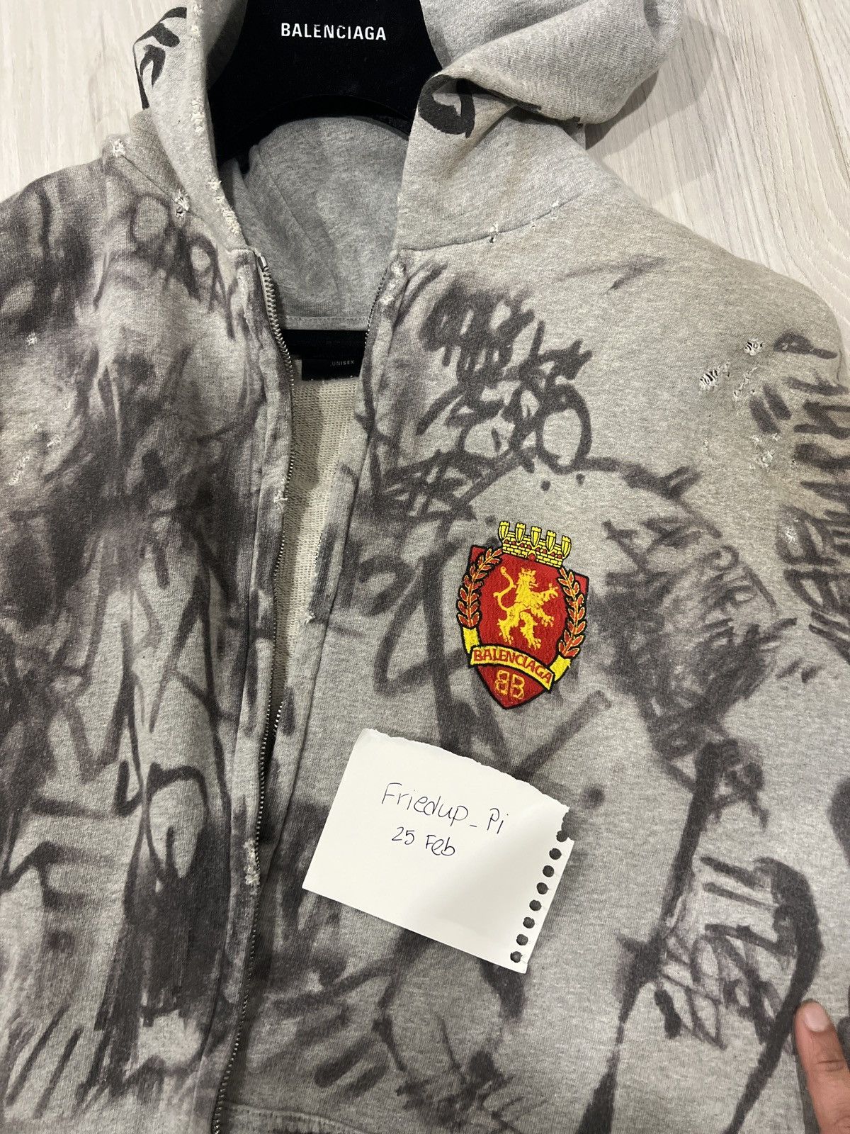 Balenciaga Balenciaga Skater Hoodie Size US L / EU 52-54 / 3 - 3 Thumbnail