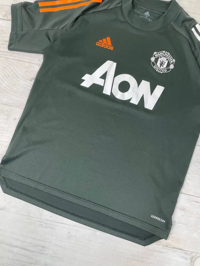 Adidas Manchester United 2020 2021 Training Shirt Soccer Jersey Size US S / EU 44-46 / 1 - 3 Thumbnail