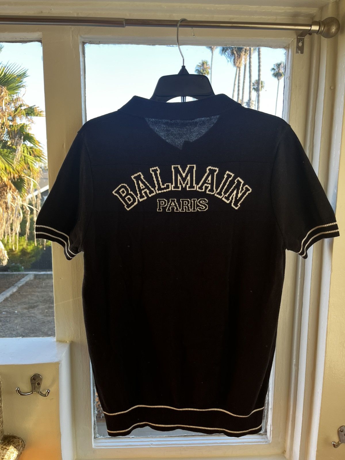 Balmain Balmain Paris Black Cotton Polo size M Size US M / EU 48-50 / 2 - 1 Thumbnail