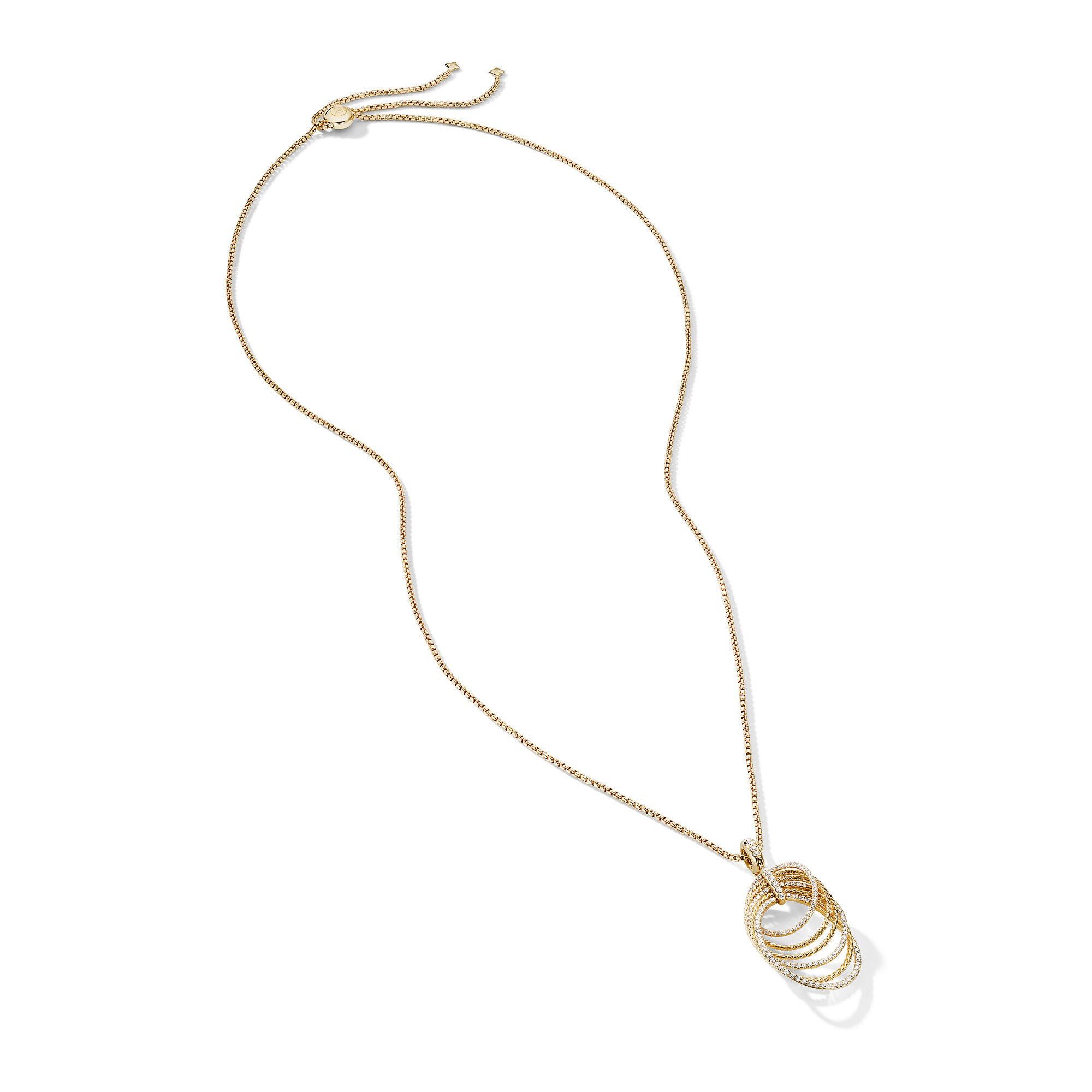 David Yurman o1w1db11025 N14870D Size:6 /Necklaces in Golden Size ONE SIZE - 3 Thumbnail