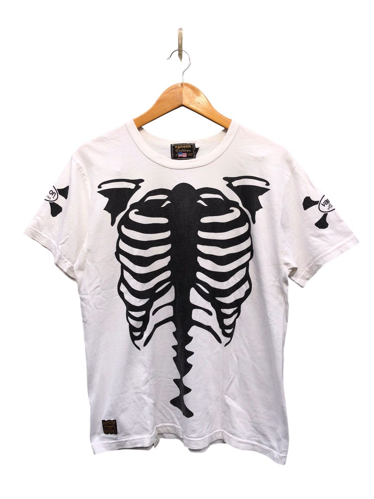 Vanson Leathers Vanson Leathers Skeleton Tee Size US M / EU 48-50 / 2 - 5 Thumbnail