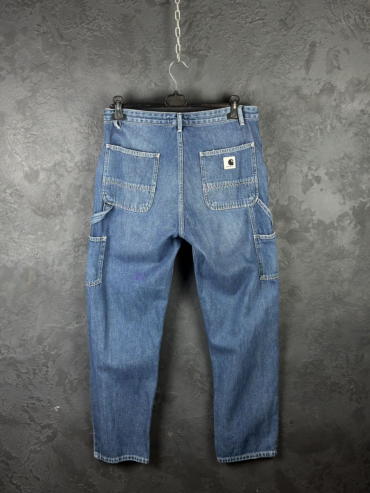 Carhartt × Vintage Vintage Carhartt Jeans Blue Denim Cargo Size US 30 / EU 46 - 1 Thumbnail