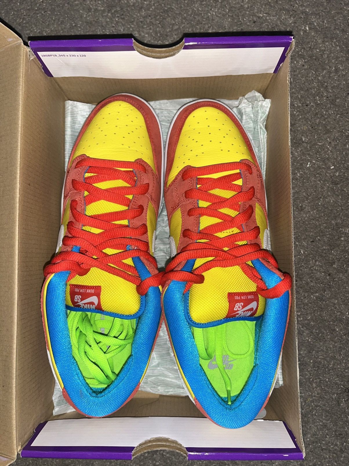 Nike Nike Dunk Low Pro SB “Bart Simpson” Size US 13 / EU 46 - 4 Thumbnail