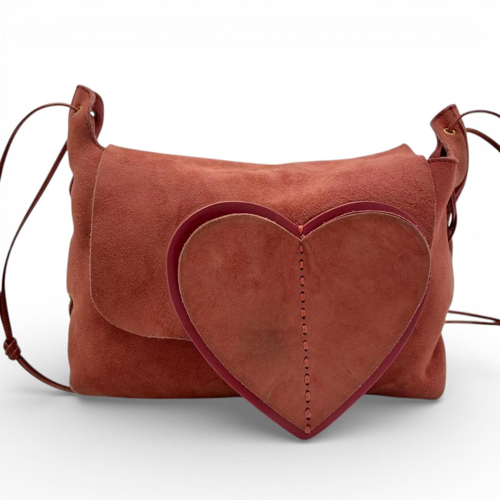 Gucci Gucci - Tom Ford SS02 Suede Shoulder Bag Heart Size ONE SIZE - 2 Thumbnail