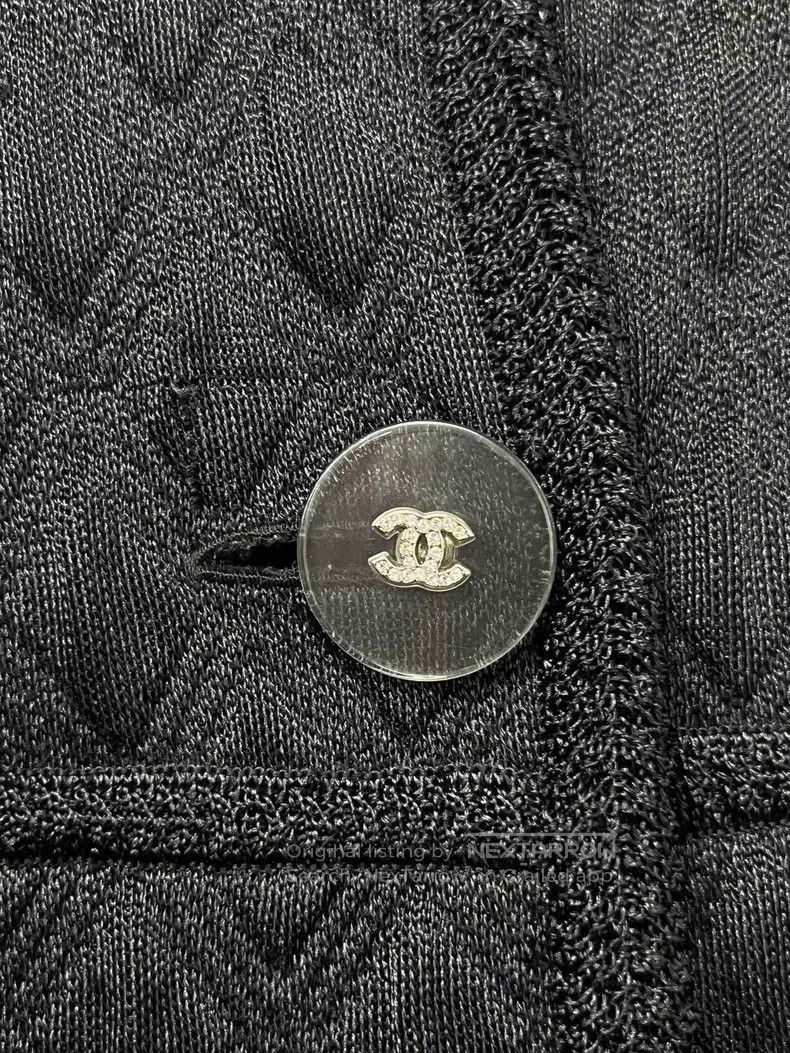 Chanel Chanel Metropolitan series black diamond plaid jacket Size XS / US 0-2 / IT 36-38 - 4 Thumbnail