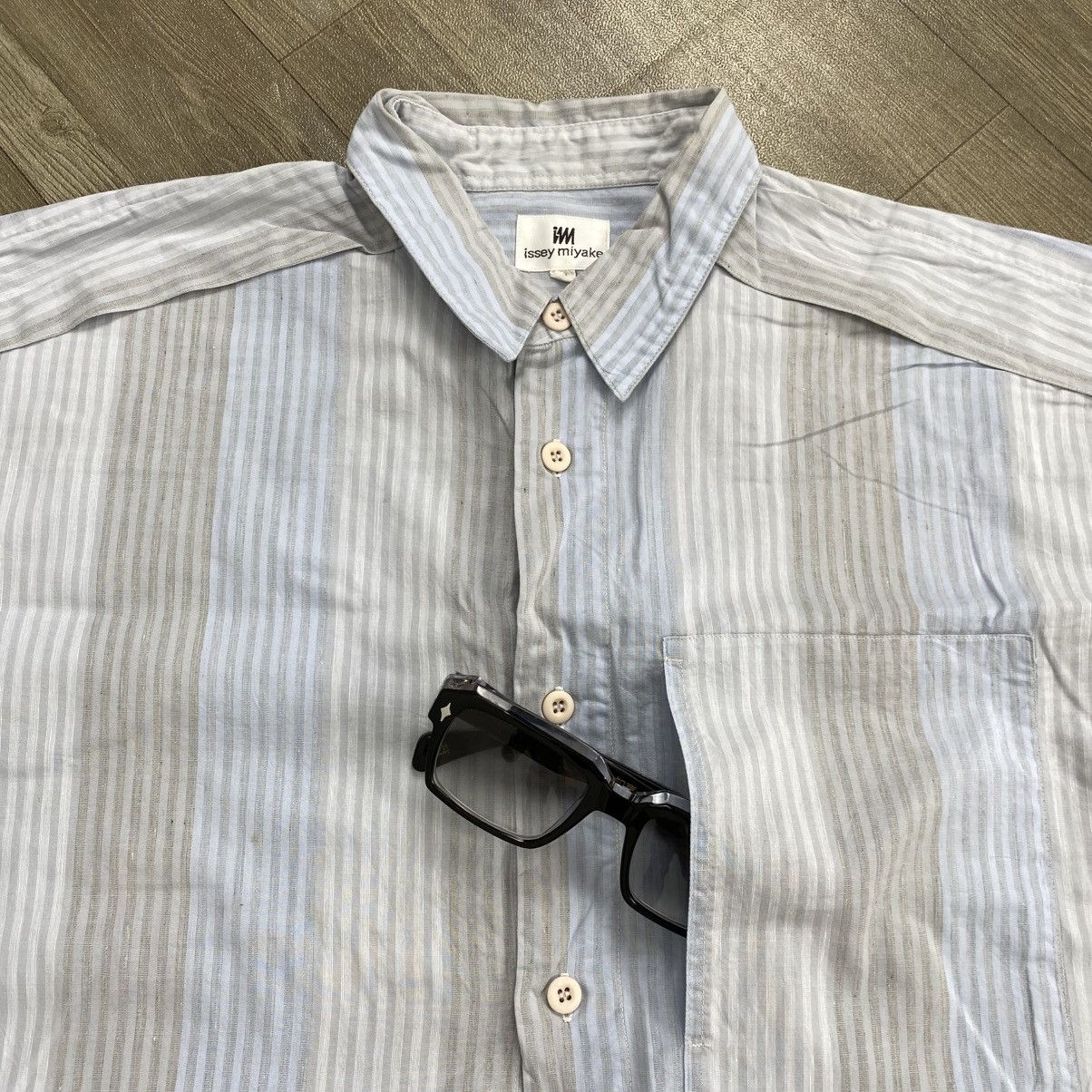 Vintage Im Product Issey Miyake Designer Studio Button Up