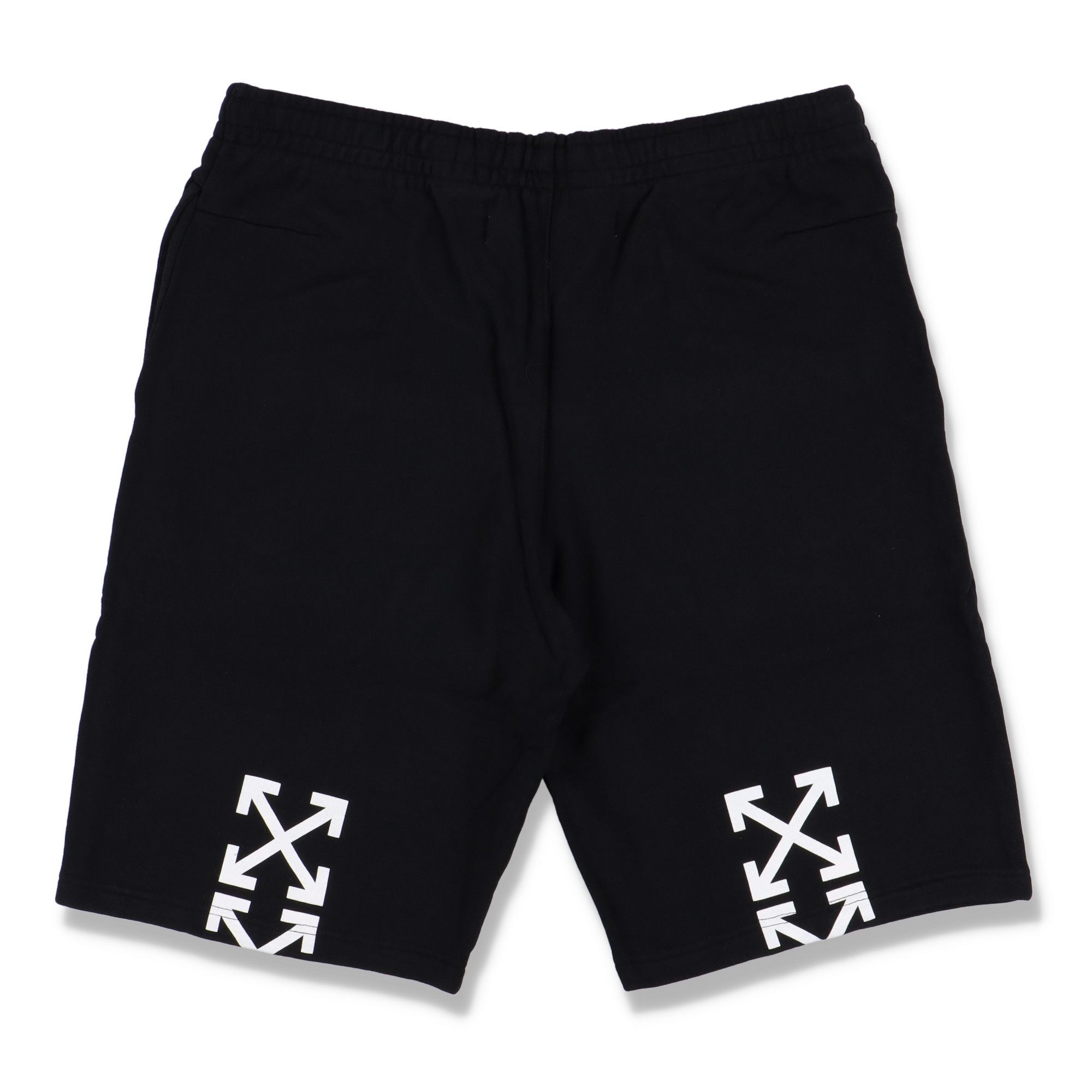 Off-White Black Mariana da Silva Arrows Sweatshorts Size US 38 / EU 54 - 8 Thumbnail