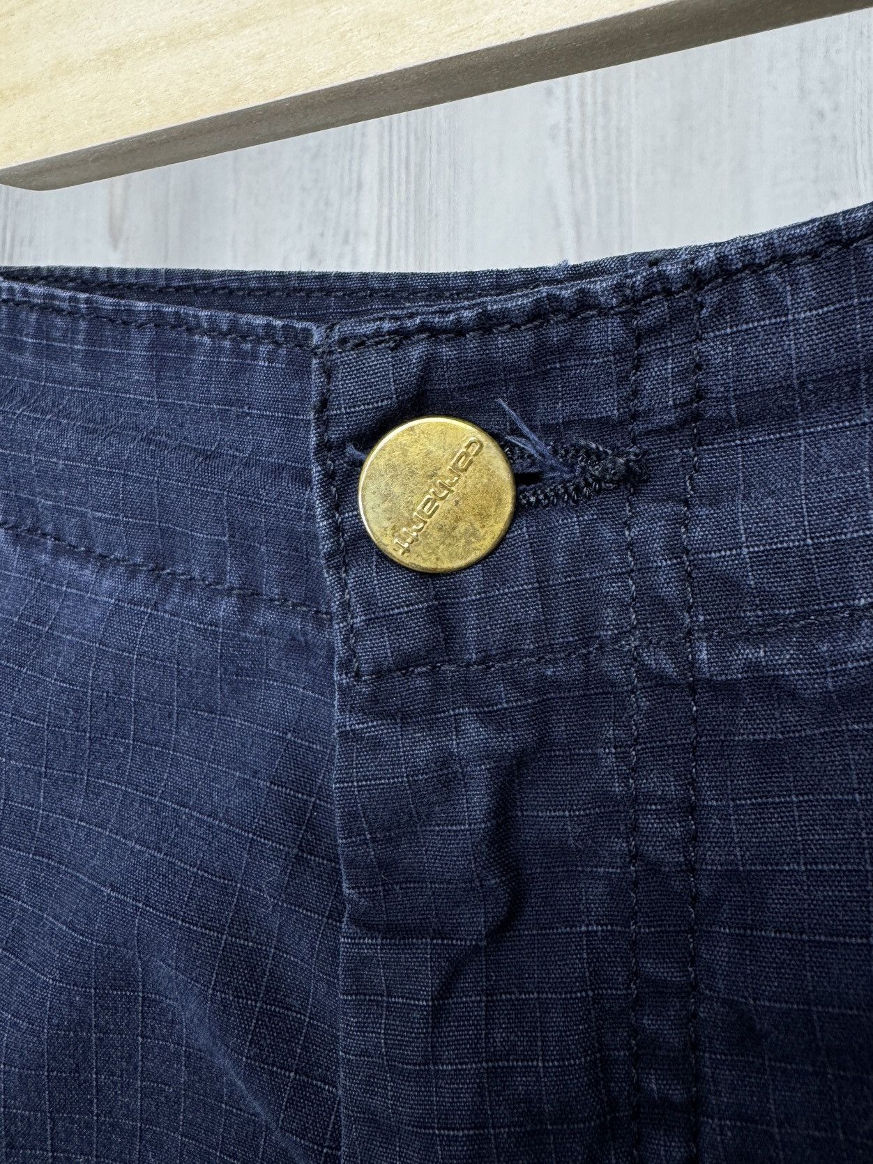Carhartt Wip Carhartt WIP Dark Blue Cargo shorts Size US 34 / EU 50 - 4 Thumbnail