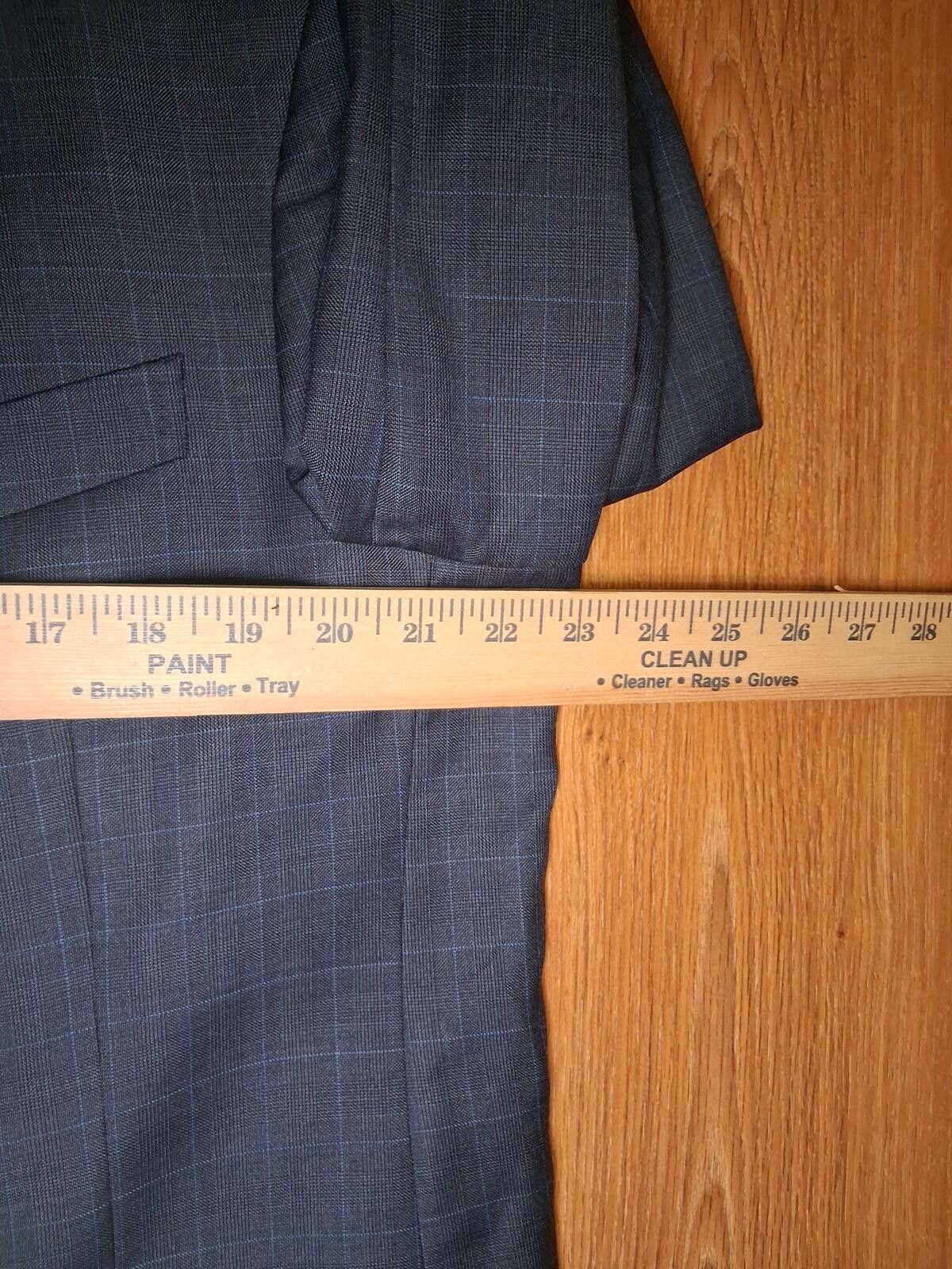Brooks Brothers Brooks Brothers Vitale Sport Coat Mens 46L Navy Glen Plaid Size 46L - 12 Thumbnail